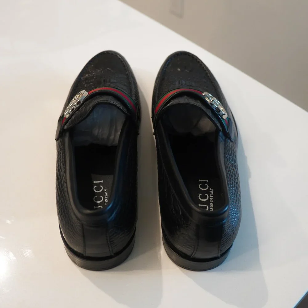 Gucci Horsebit Jordaan Loafer (Black) Size: 13 - Picture 4 of 5